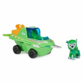 Paw Patrol Vehículo Rocky Aqua Pups 6066142 Spin Master