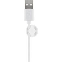 MicroConnect Cable holders 2 slot, White, 6 pcs, Adhesive MicroConnect Cable holders 2 slot, White, 6 pcs, Adhesive