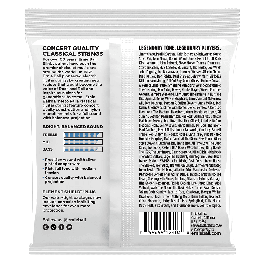 ERNIEBALL Set Cuerdas Guitarra Clásica Nylon Clear & Silver Ernesto Palla Ernieball Tensión Normal/Media