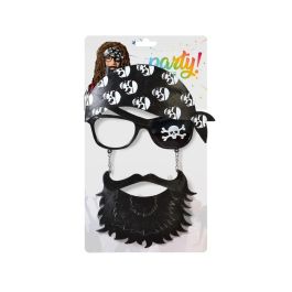 Gafas Carnaval Pirata Calaveras Barba Hombre Adulto