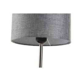 DKD Home Decor Lámpara Sobremesa Urban Gris Plateado E27 Metal Poliéster 20 x 55 x 20 cm (4 Unidades)