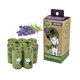 Nayeco Bolsas Higienicas De Lavanda Caja 8 Rollos Bolsas Biodegradables Para Mascotas Precio: 5.50000055. SKU: S7907239