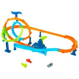 Hot Wheels JHK73 Pista Ciclón de Lanzamiento Rápido Doble Circuito Acrobático para Coches 1:64 Precio: 44.9999. SKU: B17M978286