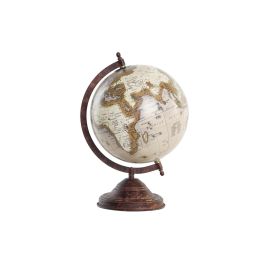 DKD Home Decor Globo Terráqueo Vintage Marrón de PVC y Metal. Objeto decorativo para hogar. Peso 0,95 kg. Medidas 18x20x32 cm. Precio: 18.8899997. SKU: B1F983YS5W