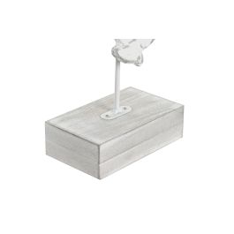 Decoracion Tropical DKD Home Decor Blanco 8 x 56 x 13 cm