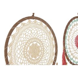 Atrapasueños Boho DKD Home Decor Multicolor 1 x 60 x 32 cm (4 Unidades)