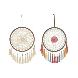 Atrapasueños Boho DKD Home Decor Multicolor 1 x 60 x 32 cm (4 Unidades) Precio: 48.68999949. SKU: B1FA9C2EJB