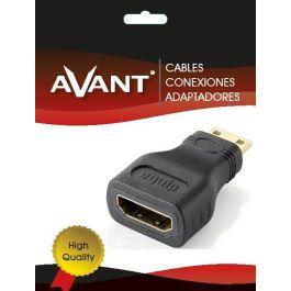 AVANT CONNECT Adaptador Mini HDMI Macho/Hembra, Adaptador Mini HDMI a HDMI Estándar - Referencia: 10PZS