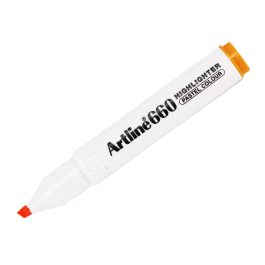 Artline EK-660 Rotulador Fluorescente Naranja Pastel Punta Biselada Trazo 1-5 mm