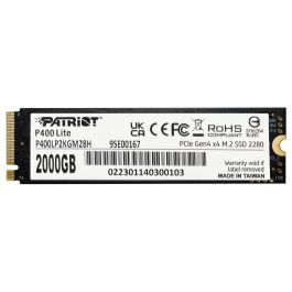 Patriot SSD P400 Lite 2 TB M.2 NVMe PCIe 4.0 x4 SSD 2280 Negro/Blanco