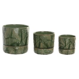 DKD Home Decor Maceta Tropical de Cerámica Verde 20x20x20 cm - Set de 3 Piezas DKD Home Decor Maceta Tropical de Cerámica Verde 20x20x20 cm - Set de 3 Piezas Precio: 31.50000018. SKU: B16LGGME2K