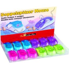 Afilalapiz Brunnen Fun 2 Usos Mouse Con Deposito Surtido Expositor De 12 (4 Col.) Precio: 27.50000033. SKU: B1J8BNXD2B