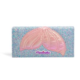 Martinelia 85440 Cartera Maquillaje Mermaid Dreams Let's Be Mermaids 52 Sombras, 8 Lip Glosses, 6 Rubores/Bronceadores, 4 Aplicadores, 2 Brochas