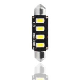 M-Tech MTECLB335W Bombilla LED C5W 42mm 12V 4xSMD5730 Canbus Blanco Frío Premium - 1 Unidad con Estabilizador 16V para Alta Durabilidad M-Tech MTECLB335W Bombilla LED C5W 42mm 12V 4xSMD5730 Canbus Blanco Frío Premium - 1 Unidad con Estabilizador 16V para Alta Durabilidad