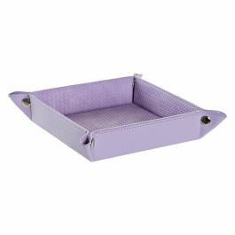 Bandeja Vaciabolsillos Romantico DKD Home Decor Lila 20 x 4 x 20 cm