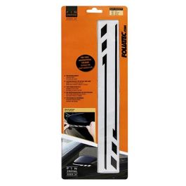 Pegatinas Para Espejos Retrovisores Laterales Con Bandas De Pin Negro FO34481