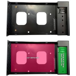 LC-Power LC-DOCK-C-35-M2 Carcasa para Disco Duro/SSD M.2 y 3.5" USB-C 10 Gbit/s - Negro