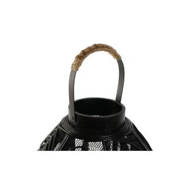 Portavela Colonial DKD Home Decor Negro 26.5 x 28 x 26.5 cm