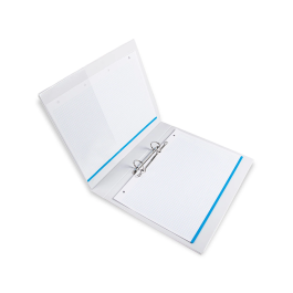 Liderpapel Carpeta Canguro 2 Anillas Mixtas 25mm A4 Plástico Blanco