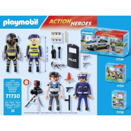 Playmobil Set De Figuras Policía Action Heroes 71730
