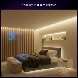 Philips Hue PHI1724257552077 Tira de Luz LED Inteligente Lightstrip Solo 3m Blanco con LED Integrado