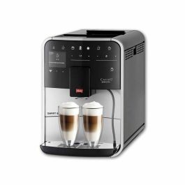 Melitta F831-101 Cafetera Súper Automática Barista T Smart 5 Intensidades de Café, Limpieza y Descalcificación Auto, 1.8L, sin Leche, Plateada