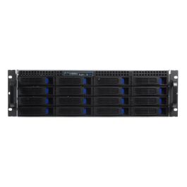 Unykach HSW4416 Caja Rack 19 Pulgadas 3U 16 Bahías Hot-Swap Servidores ATX USB 3.0 para Almacenamiento