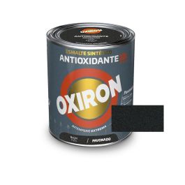 Oxiron 5809047 Esmalte Sintético Metálico Antioxidante Negro Pavonado 750ml, Gran Adherencia y Resistencia, Aplicación Directa Acero/Óxido Precio: 24.50000014. SKU: B13Q389TQN
