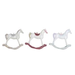 DKD Home Decor Decoración Navideña Colgante Tradicional Caballito Resina 6 Unidades Colores Surtidos Precio: 8.69022. SKU: B1DLETVR4D