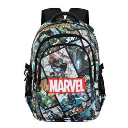 Karactermania Mochila Avengers Run. Plus Fan React 44x34x21 cm, 3 compartimentos, bolsillo para portátil, material Ripstop