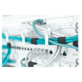 Digitus Panel Pasacables para Armario 19" 1U Gris Acero Inoxidable 483mm