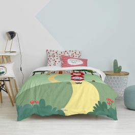 Juego de funda nórdica HappyFriday Mr Fox Red riding hood Multicolor Cama de 80 2 Piezas