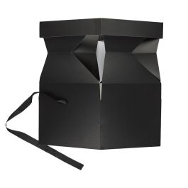Caja para regalo plegable negra