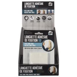 Lenguetas adhesivas para pared 1,5kg x8