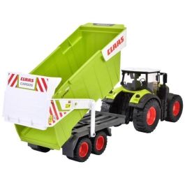 Dickie - Tractor Claas + remolque 65 cm - Sonido y luz - Volquete basculante - A partir de 3 años