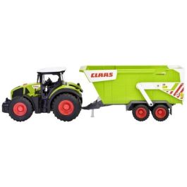 Dickie - Tractor Claas + remolque 65 cm - Sonido y luz - Volquete basculante - A partir de 3 años