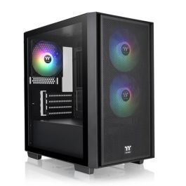 THERMALTAKE Versa H16 TG ARGB Micro Torre Negro Caja de PC con Panel de Cristal Templado y Iluminación ARGB Precio: 67.50000004. SKU: B15LHD7MCR
