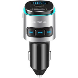 4smarts Cargador de Coche con Transmisor FM y Media-In