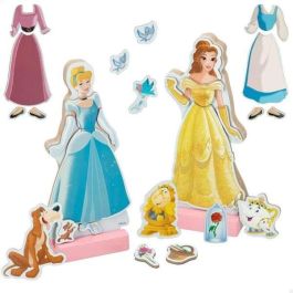 Encajable de madera vestidos disney princesa 32x28 cm Encajable de madera vestidos disney princesa 32x28 cm