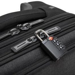 Targus CitySmart Maleta de Cabina Compacta con Ruedas 12-15.6" para Portátil, Protección Anticaídas SafePort y Compartimento Ropa