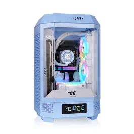 Thermaltake The Tower 250 Hydrangea Blue Caja de PC Mini Tower con Pantalla LCD 3.9" y Soporte Discos Duros 2.5/3.5" Precio: 144.89999986. SKU: B1JZXS386H