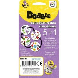 Asmodee Dobble Classic ECO Juego de Cartas Ecológico 0 Plástico 55 Cartas 5 Minijuegos