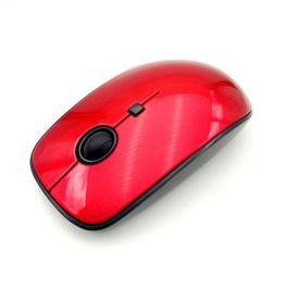 Elbe Ratón Inalámbrico RT-111 Rojo Ambidextro Pilas Incluidas Plug & Play