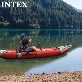 Intex Kayak Excursion Pro 305x91x46 cm PVC Remo Incluido Aluminio Bomba