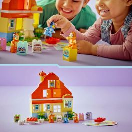 Lego 10459 DUPLO Casa Familiar de Bluey y Juego de Memoria - Juguete de Construcción Creativo para Niños de 3 Años