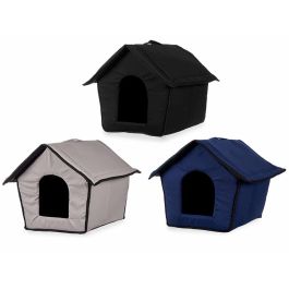 Caseta Mascota Acolchada Pequeña Mascow 43x36x43 cm - Azul, Gris, Negro (6 Unidades) Caseta Mascota Acolchada Pequeña Mascow 43x36x43 cm - Azul, Gris, Negro (6 Unidades)