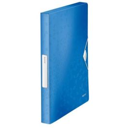 Carpeta De Proyectos Leitz Wow Pp A4 Gomas 3 Cm Azul Metalizado 5 unidades Precio: 51.49999943. SKU: B1KKJ4PGRX