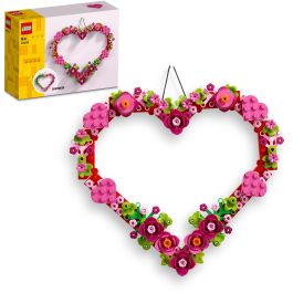 LEGO Herz-Deko 40638 Juego de construcción Corazón Decorativo para Niños y Niñas, 254 Piezas