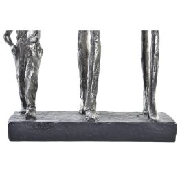 Figura Moderno DKD Home Decor Plateado Negro 11.5 x 41.5 x 26 cm