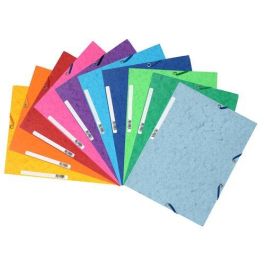Carpeta De Gomas Y Solapas Exacompta Lustrada Cartulina 400G A4 Con Etiqueta Surtido (10 Col.) Precio: 2.304324. SKU: B1ALSTFTKH